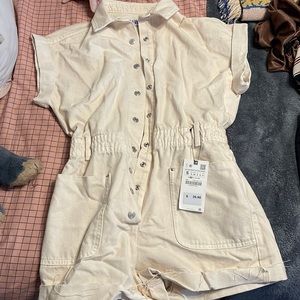 Cream colored Zara romper